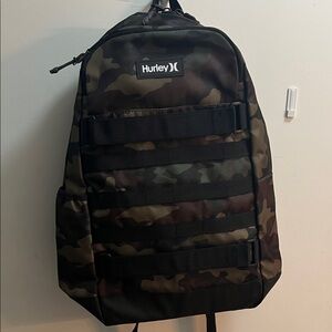Hurley Camouflage Backpack with Black Accents
